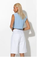 Jean loose βερμούδα λευκό Jean loose βερμούδα λευκό