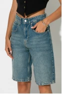 Jean loose βερμούδα μπλε Jean loose βερμούδα μπλε