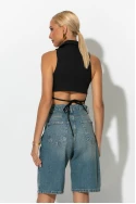 Jean loose βερμούδα μπλε Jean loose βερμούδα μπλε
