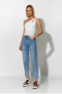 Jean loose fit μπλε