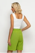 Βερμούδα με λινό apple green Βερμούδα με λινό apple green