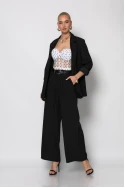 Σετ παντελόνα και blazer μαύρο