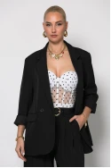 Σετ παντελόνα και blazer μαύρο