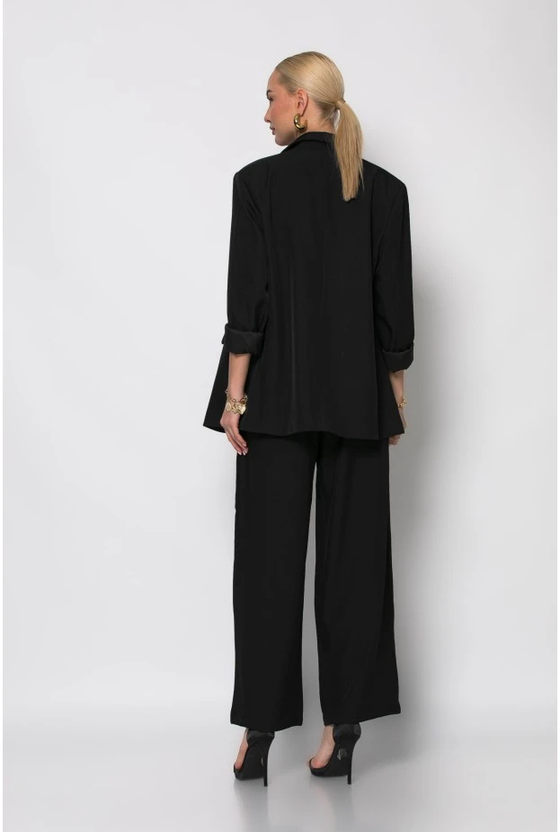 Σετ παντελόνα και blazer μαύρο