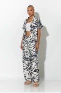 Σετ πουκάμισο και παντελόνι zebra μπλε