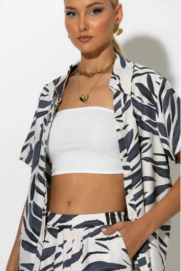 Σετ πουκάμισο και παντελόνι zebra μπλε