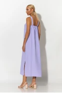 Μίντι φόρεμα knot halter neck λιλά Μίντι φόρεμα knot halter neck λιλά