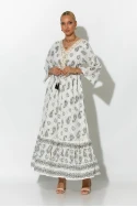Boho φόρεμα κυπούρ με παγιέτα στην λαιμόκοψη μαύρο Boho φόρεμα κυπούρ με παγιέτα στην λαιμόκοψη μαύρο