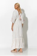 Φόρεμα boho με μανίκια νυχτερίδα κόκκινο Φόρεμα boho με μανίκια νυχτερίδα κόκκινο