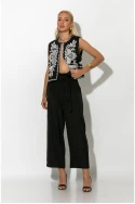 Boho γιλέκο με κεντήματα μαύρο-μπεζ Boho γιλέκο με κεντήματα μαύρο-μπεζ