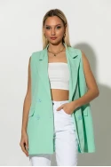 Αμάνικο blazer βεραμάν