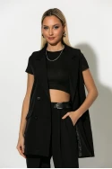 Αμάνικο blazer μαύρο Αμάνικο blazer μαύρο