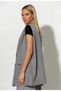 Αμάνικο blazer γκρι Αμάνικο blazer γκρι
