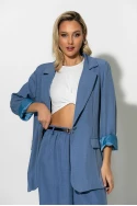 Blazer με φόδρα γκρισιέλ Blazer με φόδρα γκρισιέλ
