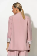 Blazer με ριγέ φόδρα σομον
