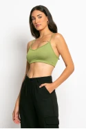 Top viscoze τιραντέ olive Top viscoze τιραντέ olive