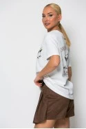 T-shirt κοντομάνικο με στάμπα espresso martini λευκό