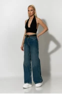 Halter crop top μαύρο Halter crop top μαύρο
