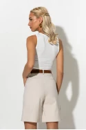 Crop top με παρτούς ώμους λευκό Crop top με παρτούς ώμους λευκό