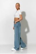 Crop top με σχέδιο στην πλάτη λευκό Crop top με σχέδιο στην πλάτη λευκό