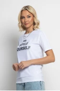 T-shirt σε στάμπα (AND STYLE) και τούλι λευκό