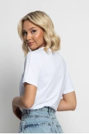 T-shirt σε στάμπα (AND STYLE) και τούλι λευκό