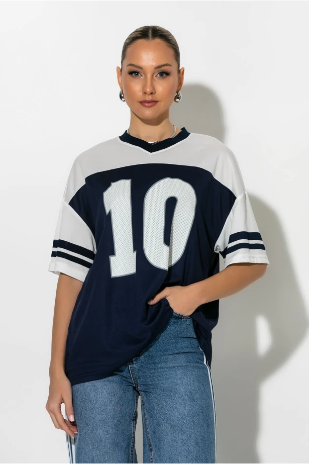 Sporty t-shirt 10 μπλε Sporty t-shirt 10 μπλε
