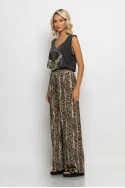 Παντελόνα με λάστιχο στην μέση snake print 