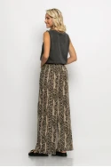 Παντελόνα με λάστιχο στην μέση snake print 