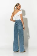 Jean wide leg μπλε Jean wide leg μπλε