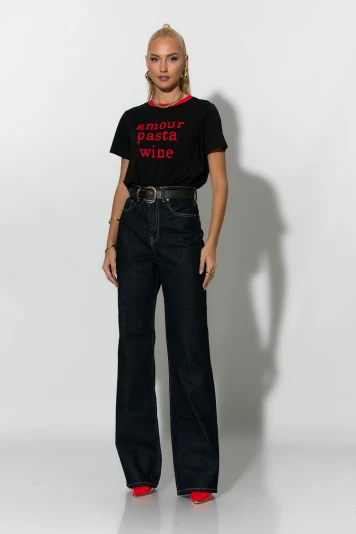 Jean straight leg μπλε ντένιμ