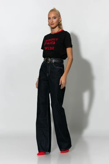 Jean straight leg μπλε ντένιμ