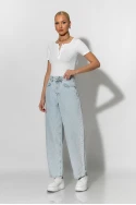 Jean baggy loose fit μπλε Jean baggy loose fit μπλε