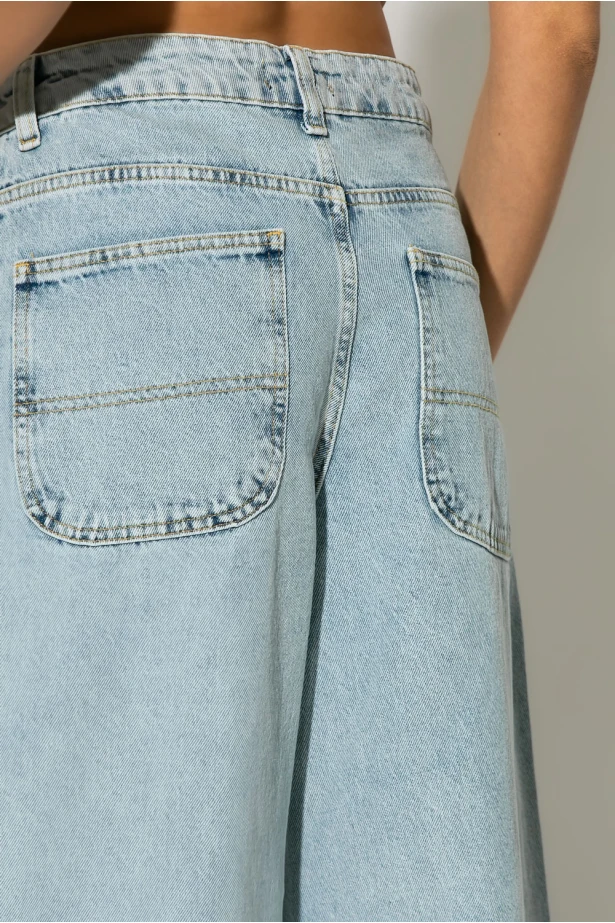 Jean baggy loose fit μπλε Jean baggy loose fit μπλε