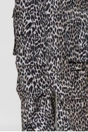 Cargo παντελόνα loose fit leopard μπεζ Cargo παντελόνα loose fit leopard μπεζ