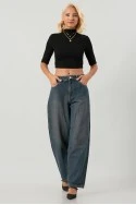 Baggy loose fit  jean μπλε