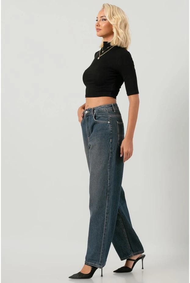 Baggy loose fit  jean μπλε