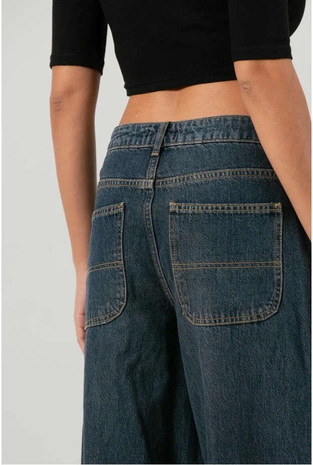 Baggy loose fit  jean μπλε