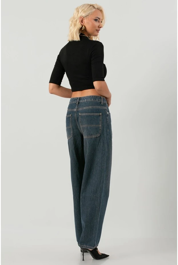 Baggy loose fit  jean μπλε