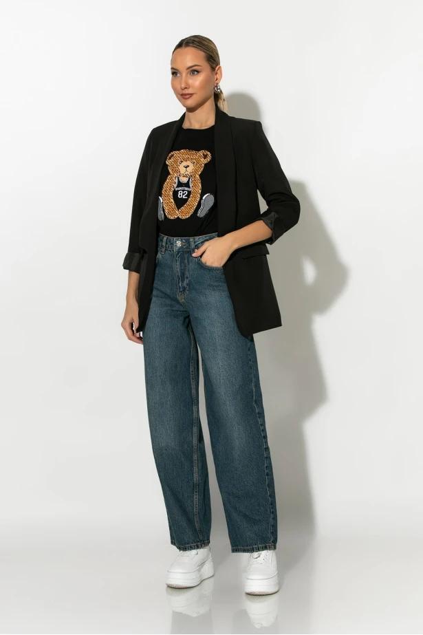 Baggy loose fit jean μπλε Baggy loose fit jean μπλε