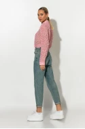 Jean mom fit μπλε