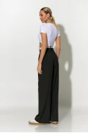 Παντελόνα frayed waist tailoring ανθρακί