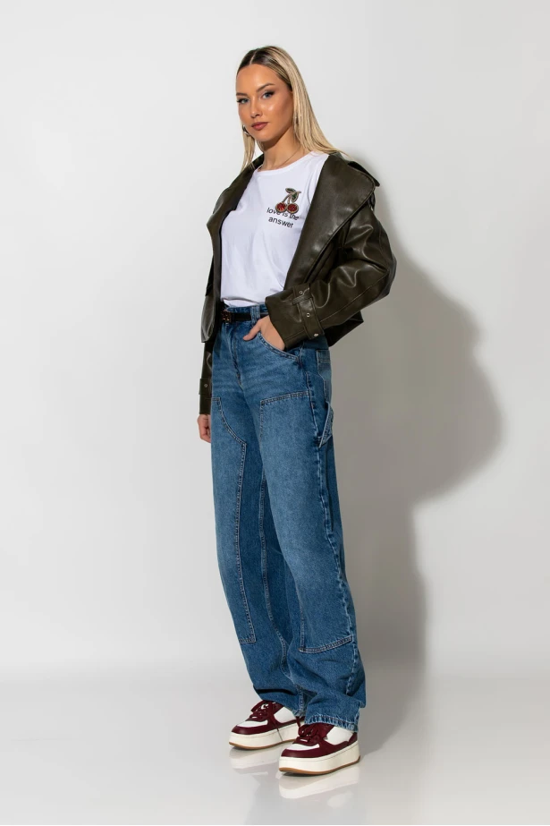 Baggy boyfriend jean μπλε Baggy boyfriend jean μπλε