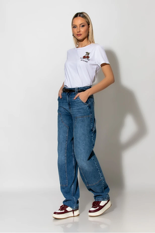Baggy boyfriend jean μπλε Baggy boyfriend jean μπλε