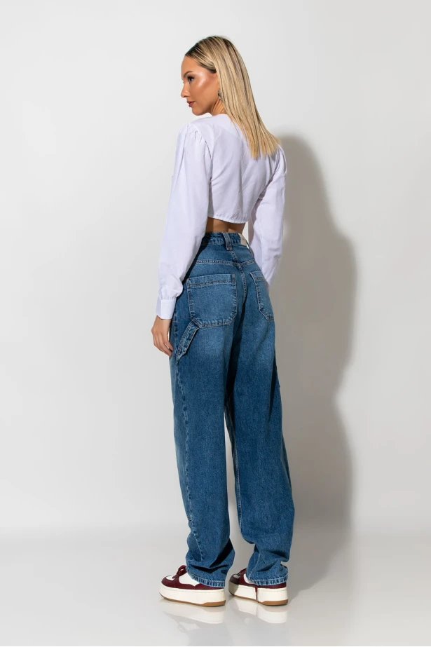 Baggy boyfriend jean μπλε Baggy boyfriend jean μπλε