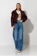 Baggy jean με panel stiching μπλε Baggy jean με panel stiching μπλε