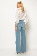 Jean straight leg μπλε ανοιχτό