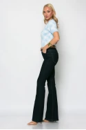 Jean flared fit μπλε ντενιμ