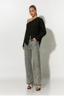 Πουκάμισο ασύμμετρο off-shoulder μαύρο Πουκάμισο ασύμμετρο off-shoulder μαύρο