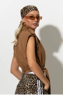 Wild safari vest με ζώνη ταμπά Wild safari vest με ζώνη ταμπά